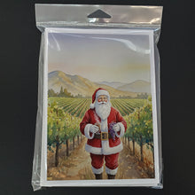 Load image into Gallery viewer, Santa Claus in the Vineyard Christmas Greeting Cards Pack of 8
