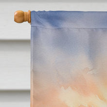 Load image into Gallery viewer, Santa Claus on Horseback at the Ranch Christmas House Flag