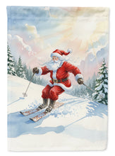 Load image into Gallery viewer, Santa Claus Skiing Downhill Christmas House Flag