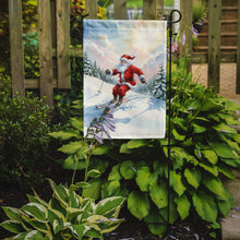 Load image into Gallery viewer, Santa Claus Skiing Downhill Christmas Garden Flag