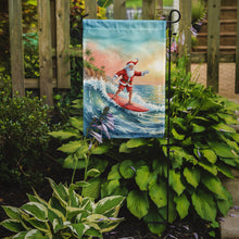 Load image into Gallery viewer, Santa Claus Surfing the Pacific Christmas Garden Flag