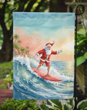 Load image into Gallery viewer, Santa Claus Surfing the Pacific Christmas Garden Flag