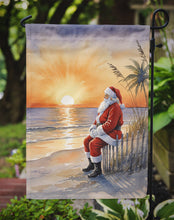 Load image into Gallery viewer, Santa Claus Watching the Sunset Christmas Garden Flag