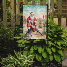 Load image into Gallery viewer, Santa Claus with a Roadrunner Christmas Garden Flag