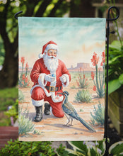 Load image into Gallery viewer, Santa Claus with a Roadrunner Christmas Garden Flag