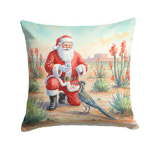 Load image into Gallery viewer, Santa Claus with a Roadrunner Christmas Throw Pillow