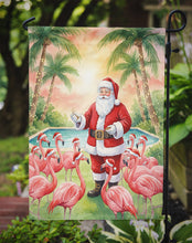 Load image into Gallery viewer, Santa Claus with Flamingos Christmas Garden Flag