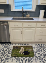Load image into Gallery viewer, Yellow and Black Labradors Machine Washable Memory Foam Mat FRF0018RUG