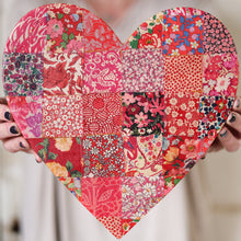 Load image into Gallery viewer, Fabric-Faced Pallet Hearts