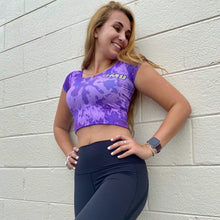 Load image into Gallery viewer, JMU Tie Dye Babydoll Tee