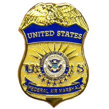 Load image into Gallery viewer, PBX-005-J Federal Air Marshal FAM pin with color enamel