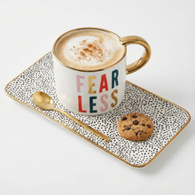 Load image into Gallery viewer, Fearless Mug, Tray and Spoon Set