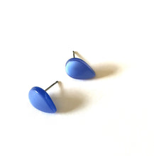 Load image into Gallery viewer, Royal Blue Moonglow Teardrop Stud Earrings