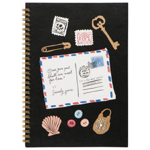 Load image into Gallery viewer, Finders Keepers Ring Bond Hardcover Notebook | Spiral Lined Journal | 144 Lined Pages