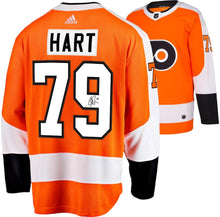 Load image into Gallery viewer, Carter Hart Philadelphia Flyers Autographed Hockey Breakaway Player Jersey - JSA Authenticated