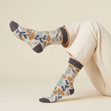 Load image into Gallery viewer, Folk Art Socks and Notebook Bundle