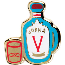 Load image into Gallery viewer, Fountain Of Youth Vodka Enamel Pin On Gift Card