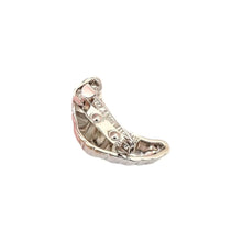 Load image into Gallery viewer, French Croissant Brooch in Gold &amp; Silver 1.4" Metal Pin for Food Lovers