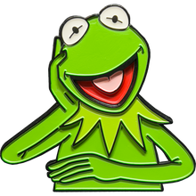 Load image into Gallery viewer, GL09-006 Thin Green Line Flag Border Patrol Challenge Coin Always Be Yourself Self Standing Frog Navy Seal Army Marines