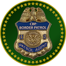 Load image into Gallery viewer, BFP-008 Border Patrol Agent CBP Honor First Lapel Pin cloisonné with dual pin posts BPA