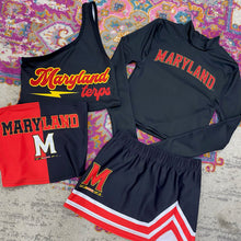 Load image into Gallery viewer, Maryland Terps Lightning One Shoulder Top