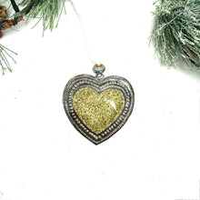 Load image into Gallery viewer, Glitter Heart Ornament