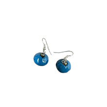 Load image into Gallery viewer, Teal Saucer Earring