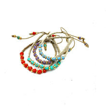 Load image into Gallery viewer, Jameson Macrame Bracelet- Turquoise