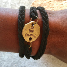 Load image into Gallery viewer, "Be the Change" Wrap Bracelet