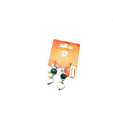 Load image into Gallery viewer, Heart Charm Earring- Slate Blue