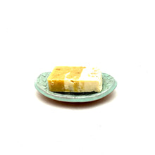 Load image into Gallery viewer, Oval Turquoise Lace Print Soap Dish