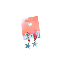 Load image into Gallery viewer, Little Star Earring- Orange Bead