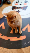 Load image into Gallery viewer, Ghostie in Caudron 56" Die Cut Vinyl Halloween Floor Decor by Johanna Parker