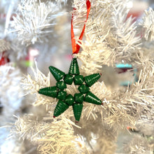Load image into Gallery viewer, 7- Point Cereal Box Star Ornament