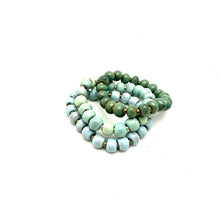 Load image into Gallery viewer, Blue Watercolor Bracelet Stack
