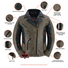 Load image into Gallery viewer, Fusion Flow Women's  Leather Motorcycle Jacket