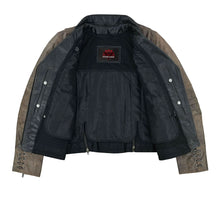 Load image into Gallery viewer, Fusion Flow Women's  Leather Motorcycle Jacket