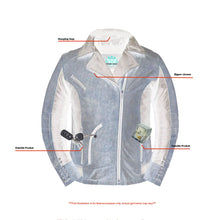 Load image into Gallery viewer, Fusion Flow Women's  Leather Motorcycle Jacket