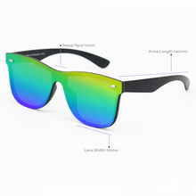Load image into Gallery viewer, Sustainable Future - Multicolor Square Wayfarer Sunglasses