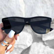 Load image into Gallery viewer, Sustainable Future - Black Square Wayfarer Sunglasses
