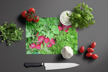Load image into Gallery viewer, Raddish by Gary Kwiatek Glass Cutting Boards – Durable, Decorative Kitchen Art Large
