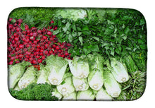 Load image into Gallery viewer, Salad by Gary Kwiatek Dish Drying Mat – Absorbent, Artistic Kitchen Essentials