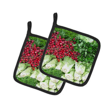 Load image into Gallery viewer, Salad by Gary Kwiatek Pot Holders - Set of 2 Decorative Kitchen Helpers | Made in the USA