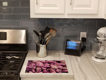 Load image into Gallery viewer, Sweet Potatoe by Gary Kwiatek Glass Cutting Boards – Durable, Decorative Kitchen Art Large