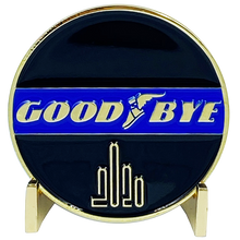 Load image into Gallery viewer, DL8-05 GOOD BYE 2020 Challenge Coin It was not a GoodYear Sorry We're Closed until 2021