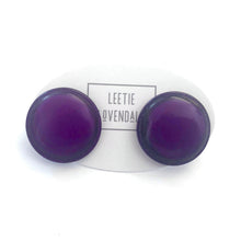 Load image into Gallery viewer, Glitter Resin Disc Stud Earrings