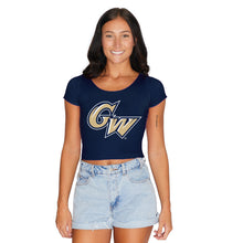 Load image into Gallery viewer, George Washington University Navy Babydoll Tee