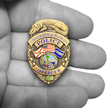Load image into Gallery viewer, PBX-005-G University of Florida Gators Police antique bronze cloisonné Lapel Pin