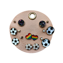 Load image into Gallery viewer, Gay for the Women's World Cup Soccer Team Stud Earring Set - 8 Pairs