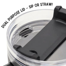 Load image into Gallery viewer, World’s Best Cup: The GetBullish Sticker Tumbler 40 Oz Handle Travel Mug - Choose Your Own Sticker Pack
